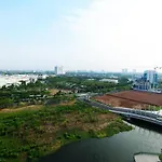 Minimalist Studio Room At The Springlake Apartment Sumarecon Bekasi By Travelio